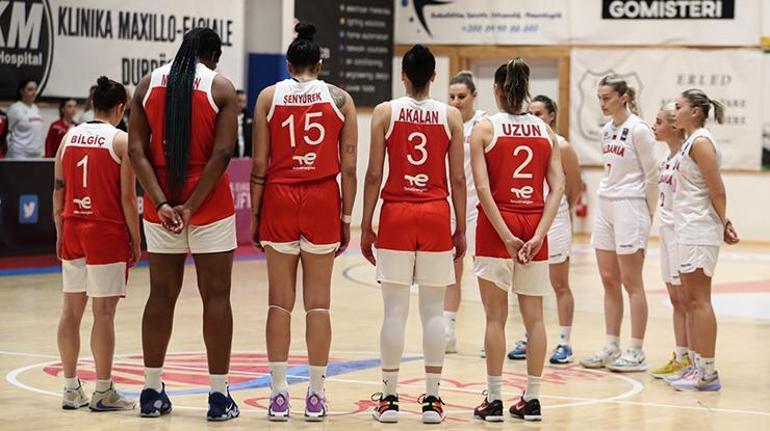 A Milli Kadın Basketbol Takımı, Arnavutluk’u rahat geçti