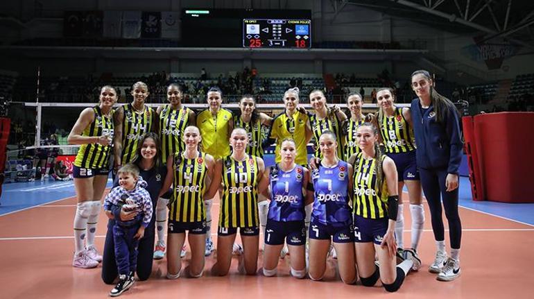 Fenerbahçe Opet, CEV Şampiyonlar Ligi’nde çeyrek finalde