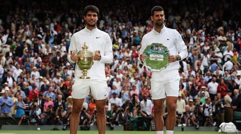 Wimbledonda zafer Djokovici mağlup eden Alcarazın